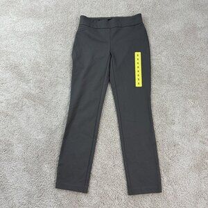 DALIA WOMENS PANTS GRAY XS Stretch Dress Pants Ankle NWT